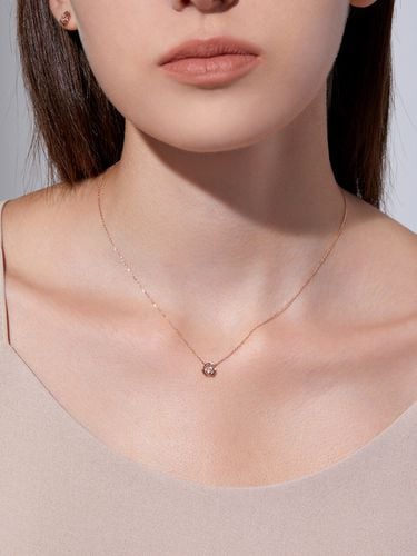 K Necklace (White Topaz) RK0191 - ROSEMONT - Modalova