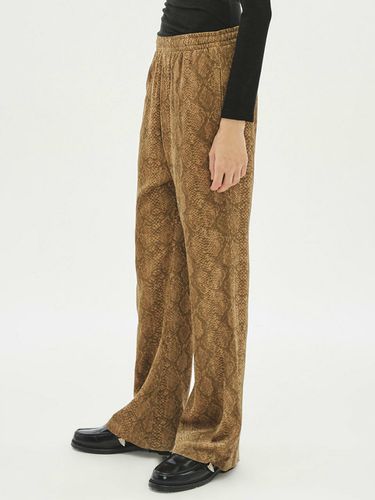 Bootcut Printed Corduroy Pants _ - MMIC - Modalova