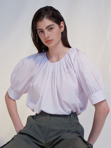 Shirt and Blouse] Volume Shirring Blouse_2 Colors - FRONTROW - Modalova