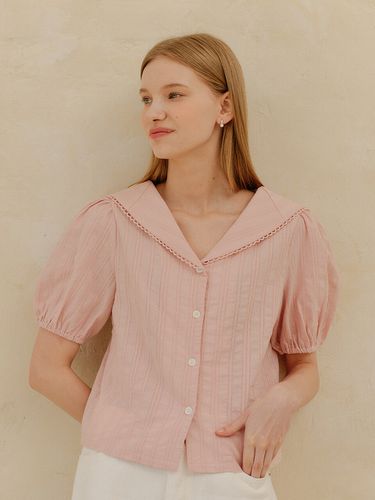 Moon Lace Shirt _ Pink - YUPPE - Modalova