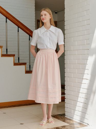 Point Layered Skirt _ Pink - YUPPE - Modalova