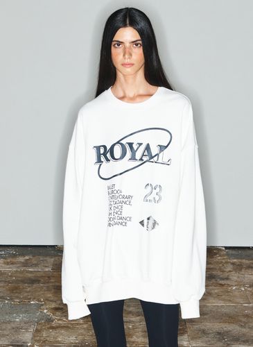 Royal Letter Sweatshirt - OPEN YY - Modalova