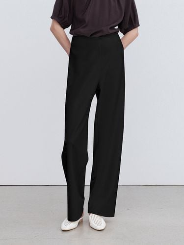 Elasticated Waist Straight Leg Trouser (3 Colors) - RE RHEE - Modalova