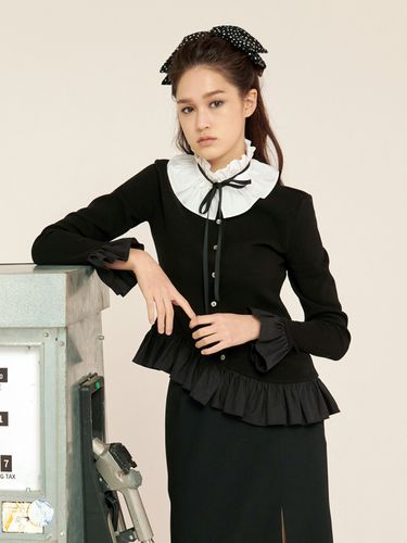 Love Ribbon Frill Collar - TAV - Modalova