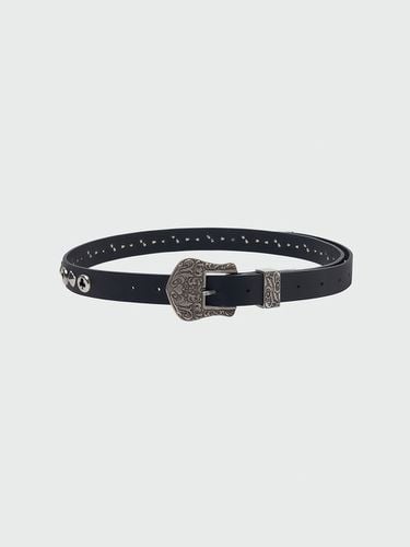 Waylor Western Belt (Black) - EENK - Modalova