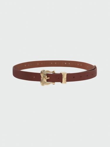 Waddie Western Belt (Brown) - EENK - Modalova