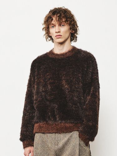 Oversized Soft Hairy Knit Pullover _ - MMIC - Modalova