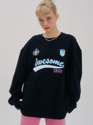 Awesome Uniform Graphic Sweatshirt_Dark Navy - Awesomestudio - Modalova