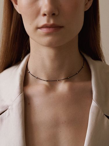 Black Hexagon Necklace - THE PART OF - Modalova