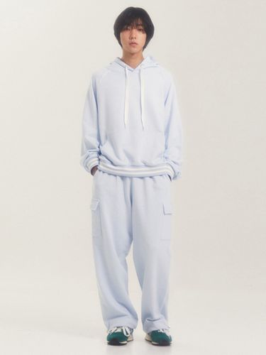 Soft Hoodie Pant Set - Blue - GAC - Modalova