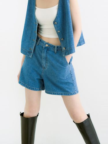 Kling Denim Short Pants _Blue - ADAUL - Modalova