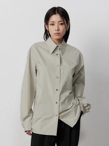 Ordinary Cotton Shirt _ Khaki Gray - MMIC - Modalova