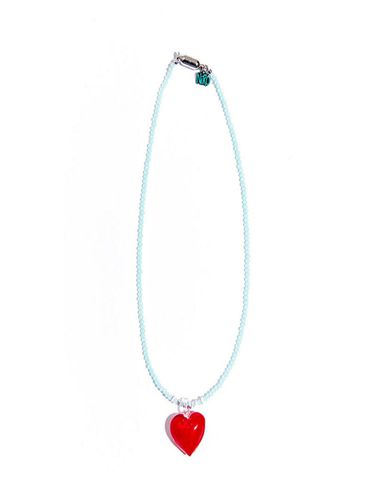 Heart Beads Necklace #87 - niroserendipity - Modalova