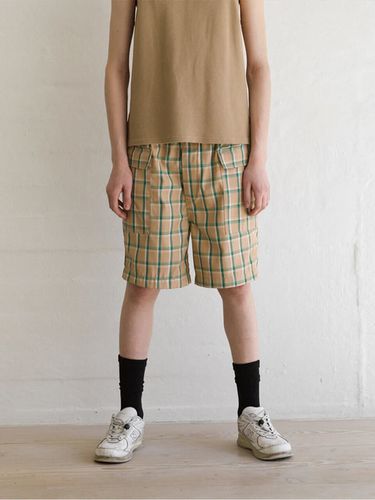 Cargo Shorts _ Green Check - SUNFLOWER - Modalova