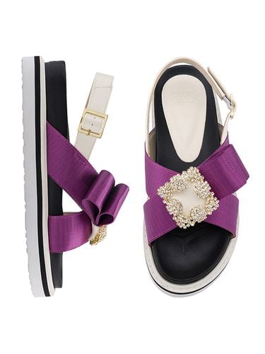 Malou Newtro Jewelled Strap Sandal_Purple - CLLIB - Modalova