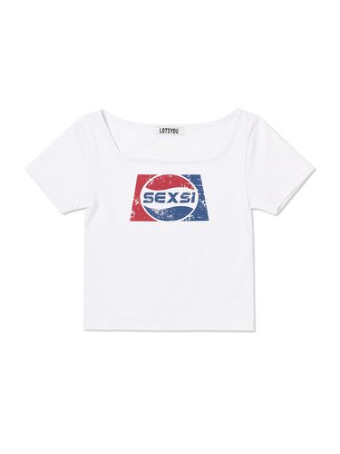 SEXSI Tee White - LOTS YOU - Modalova