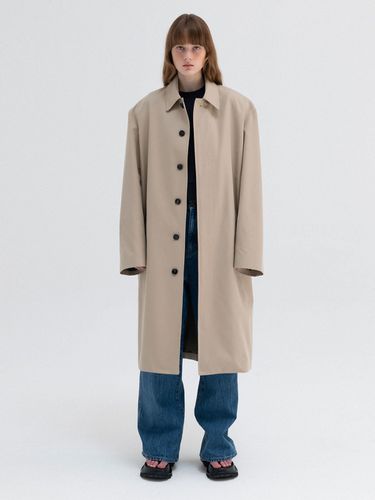 Stand-up Collar Oversize Trench Coat - Arch The - Modalova