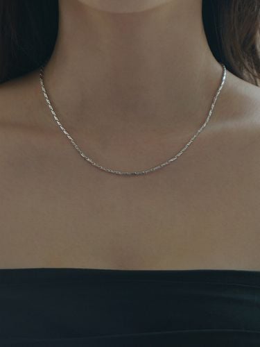 City Chain Silver Necklace - ANDEZVOUS - Modalova