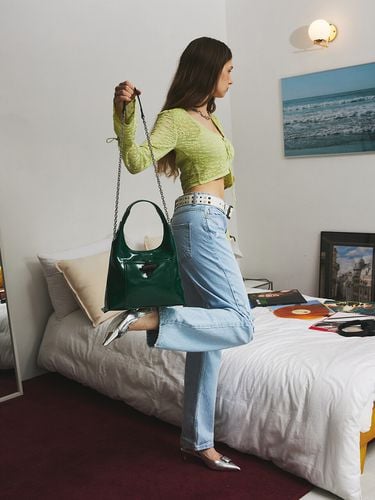 Le Roy Shoulder Bag_Green - moiqui - Modalova