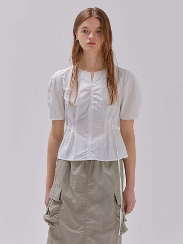 Waist String Blouse_White - RAIVE - Modalova