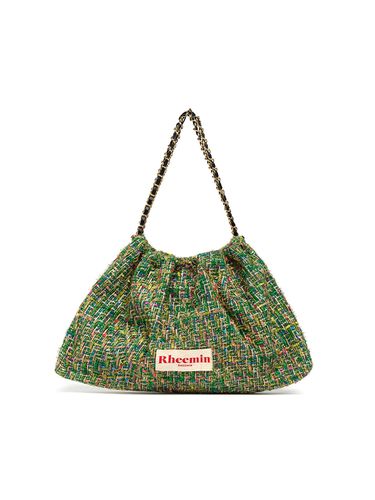 Tweed Muffy Wide Chain Bag_Green - RHEEMIN - Modalova