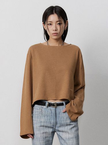 Woman) Lofi Boat-Neck Long-Sleeve T-Shirt _ - MMIC - Modalova