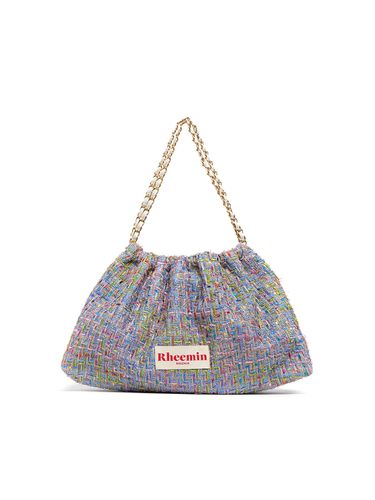 Tweed Muffy Wide Chain Bag_Sky Blue - RHEEMIN - Modalova