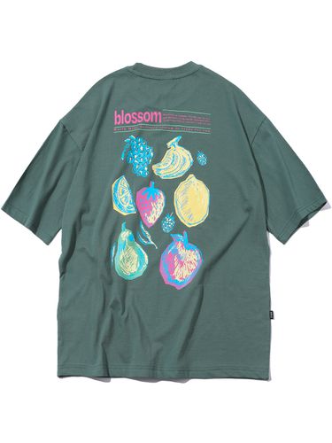 Sketch Fruits Half Sleeve T-Shirt () - CPGN - Modalova