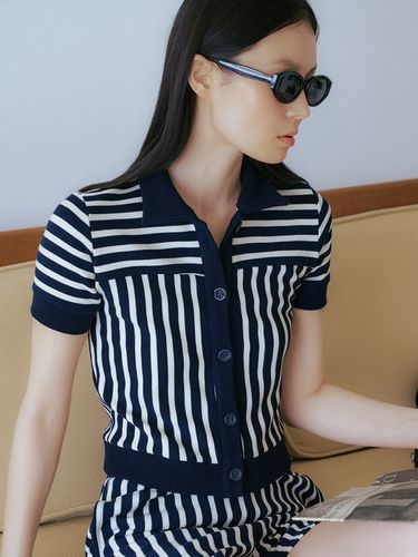 TIR Stripe-pattern Knitted Top - REORG - Modalova