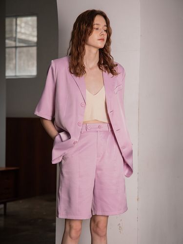 YY Lovely Short Suit Set Pants_Pink - yyiam - Modalova