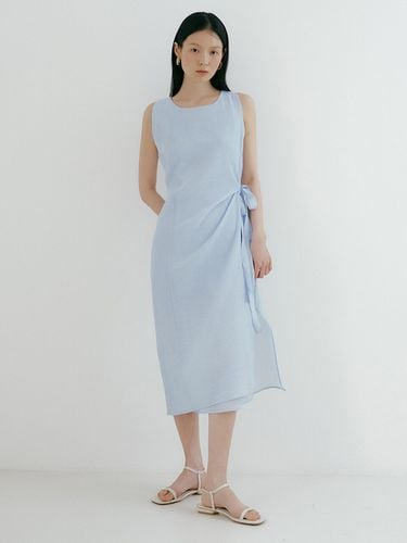 TIR Wrap Maxi Dress - Sky Blue - REORG - Modalova