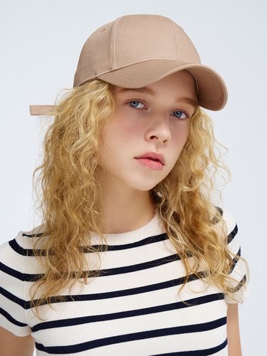 Overfit Cotton Basic Ball Cap Jaerina_4 Colors - WHITE SANDS - Modalova