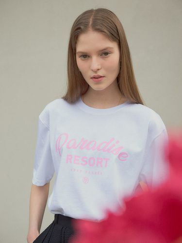 Loose-fit Paradise T-shirt _White - Siyazu - Modalova