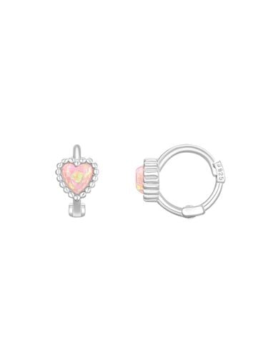 Opal Mini Heart Earrings - Hei - Modalova