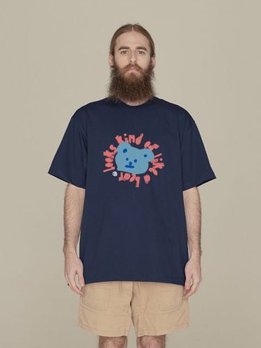 Like A Bear T-shirt_Navy - RADINEO - Modalova