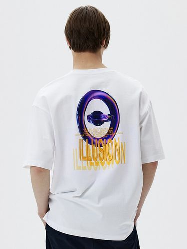 T-atelier Illusion Graphic Short Sleeve T-shirt - TNGT - Modalova