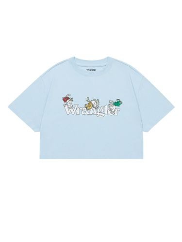 Relax Cropped Dancing Horse T-Shirt - Wrangler - Modalova