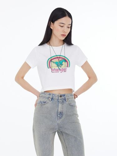 Standard Cropped Rainbow T-Shirt - Wrangler - Modalova