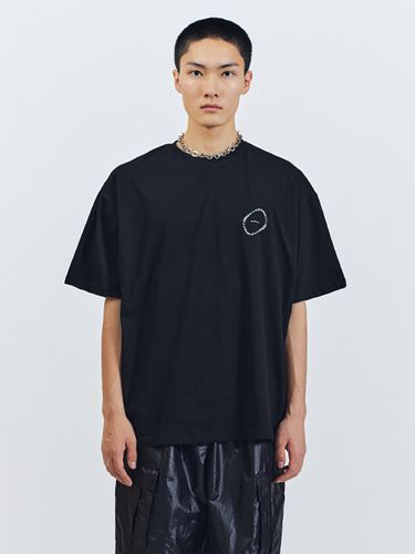 Wave Circle Logo T-shirt_Black - SEARCH410 - Modalova