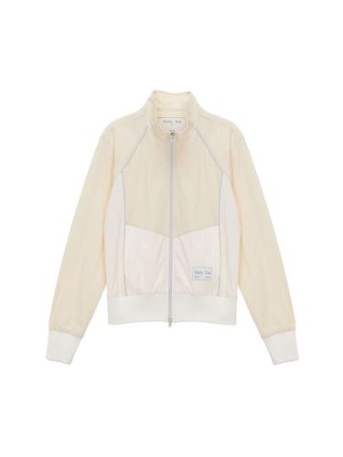 Piping Track Jacket for Women _Light Yellow - Matin Kim - Modalova