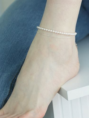 Swarovski Pearl 925 Silver Anklet - dmoment - Modalova