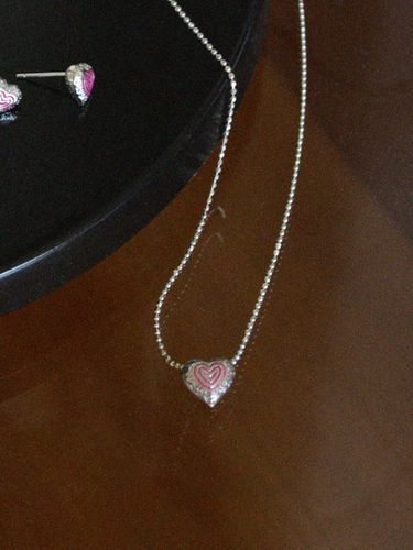 Heart Memory Chain Necklace - nuavo - Modalova