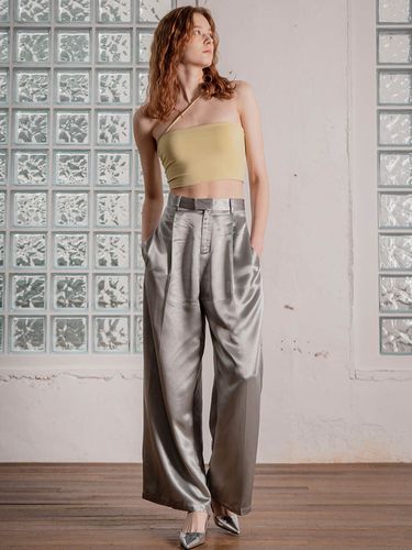 YY Soft Silk Wide Pants - yyiam - Modalova