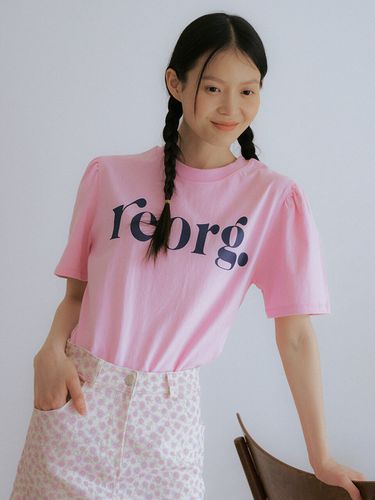 TIR Logo-print Puff-sleeve T-shirt - REORG - Modalova