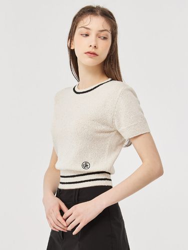 Linen Boucle Short Sleeve Knit - CITYBREEZE - Modalova