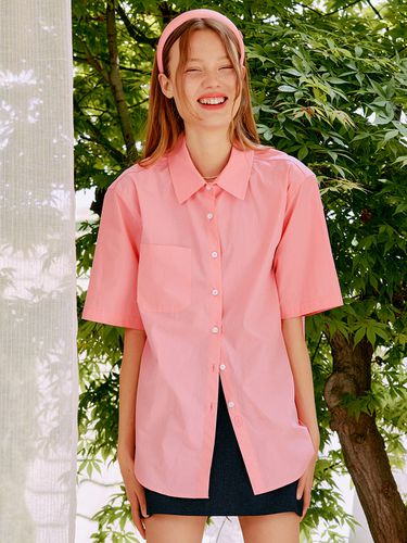 Pop Half Shirt_Pink - ANEDIT - Modalova