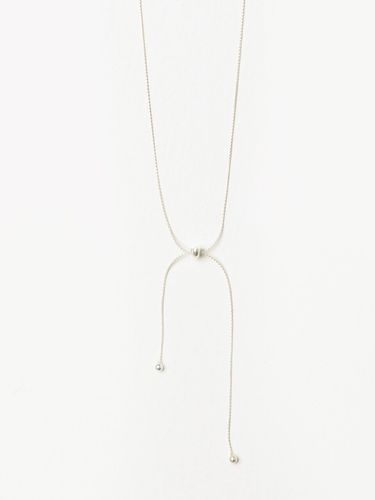 Ribbon Round Tie Necklace - TOU - Modalova