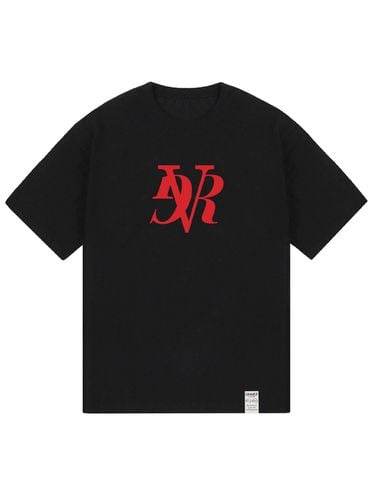 Big Red Lettering Logo T-Shirt [Black] - GRAVER - Modalova