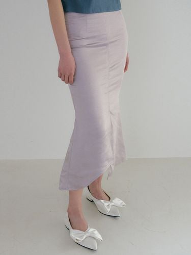 TIR Asymmetric Mermaid Front-slit Skirt - Purple - REORG - Modalova