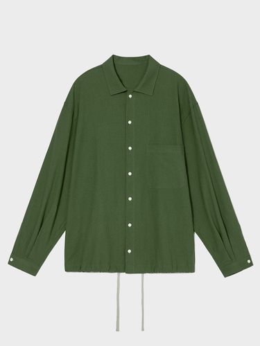 Linen Shirt Jacket (Green) - V2 - Modalova